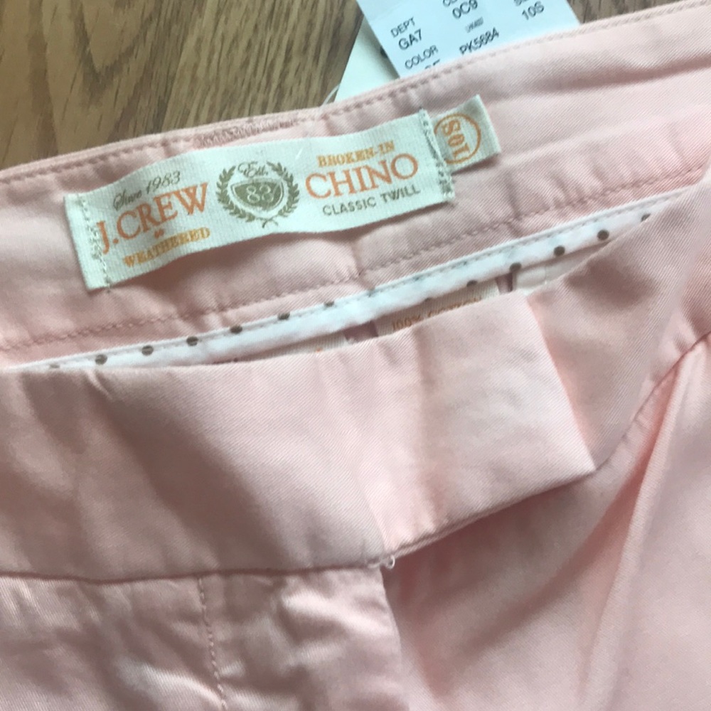 🎀 NWT JCREW chinos so 10 short